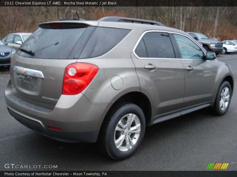 Mocha Steel Metallic / Jet Black 2012 Chevrolet Equinox LT AWD