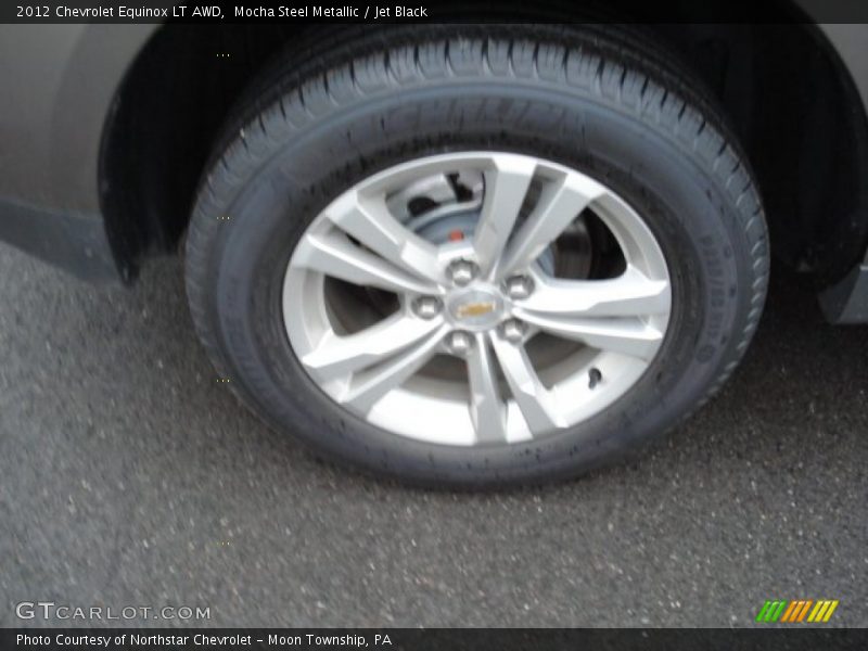 Mocha Steel Metallic / Jet Black 2012 Chevrolet Equinox LT AWD