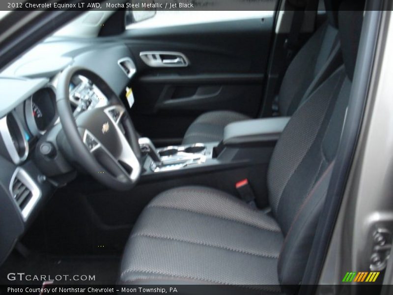 Mocha Steel Metallic / Jet Black 2012 Chevrolet Equinox LT AWD