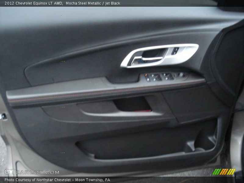 Mocha Steel Metallic / Jet Black 2012 Chevrolet Equinox LT AWD