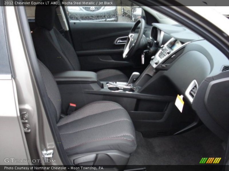 Mocha Steel Metallic / Jet Black 2012 Chevrolet Equinox LT AWD
