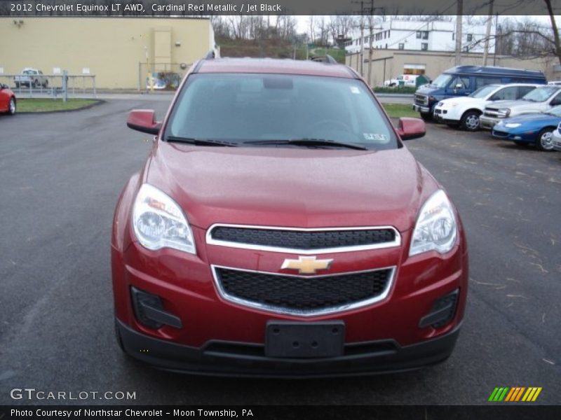 Cardinal Red Metallic / Jet Black 2012 Chevrolet Equinox LT AWD