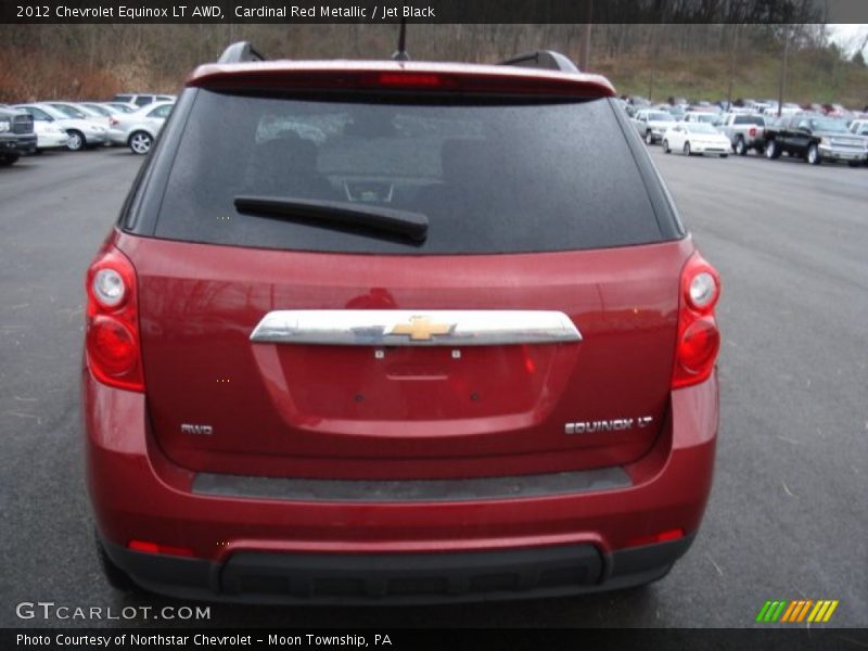 Cardinal Red Metallic / Jet Black 2012 Chevrolet Equinox LT AWD