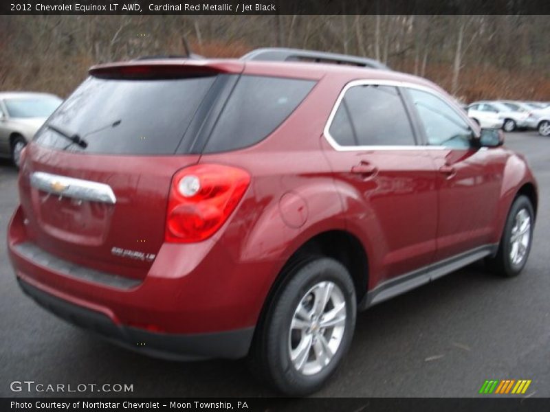 Cardinal Red Metallic / Jet Black 2012 Chevrolet Equinox LT AWD