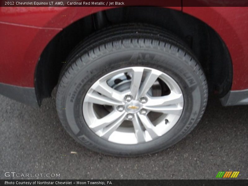 Cardinal Red Metallic / Jet Black 2012 Chevrolet Equinox LT AWD