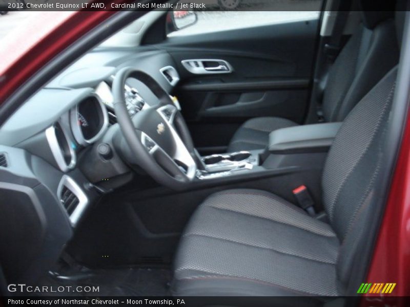 Cardinal Red Metallic / Jet Black 2012 Chevrolet Equinox LT AWD