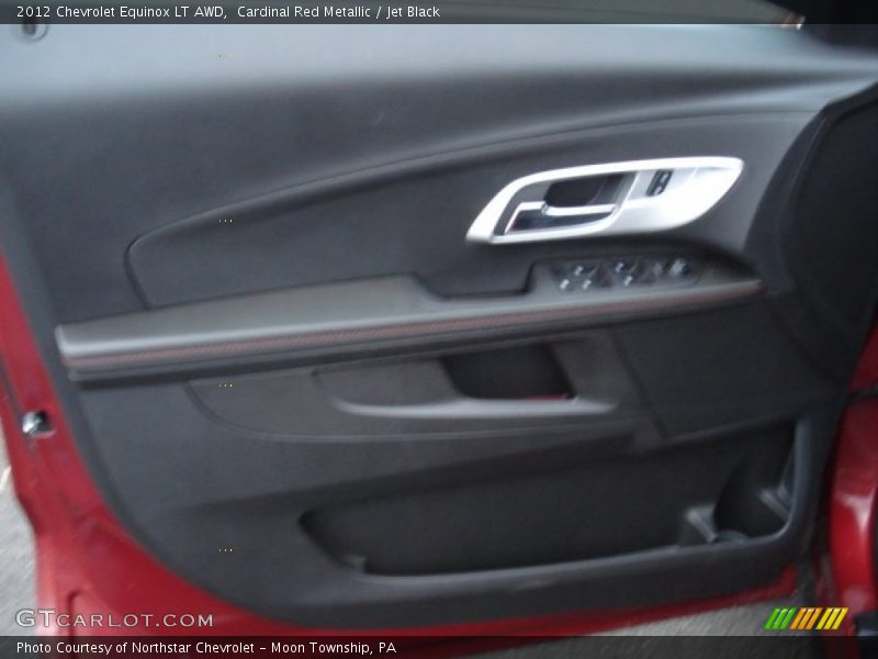 Cardinal Red Metallic / Jet Black 2012 Chevrolet Equinox LT AWD