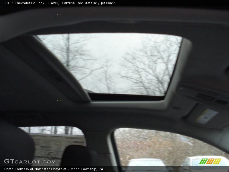 Cardinal Red Metallic / Jet Black 2012 Chevrolet Equinox LT AWD