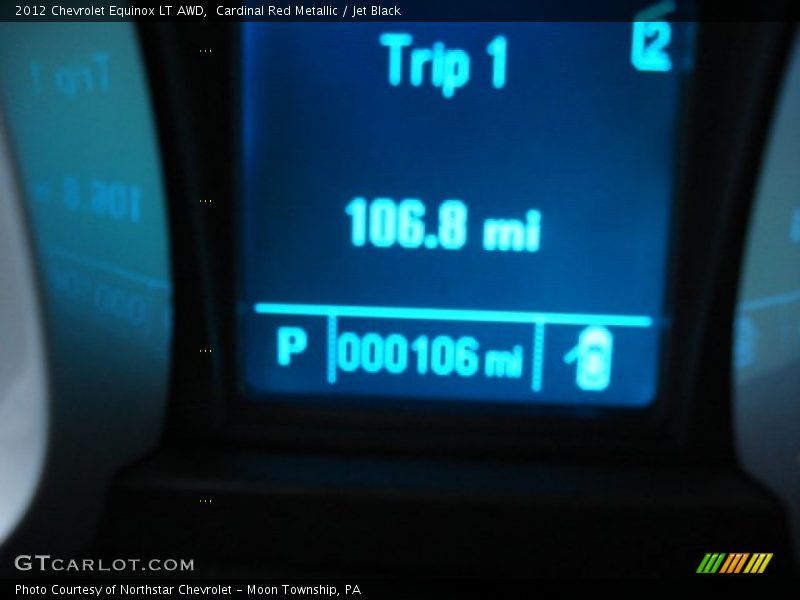 Cardinal Red Metallic / Jet Black 2012 Chevrolet Equinox LT AWD