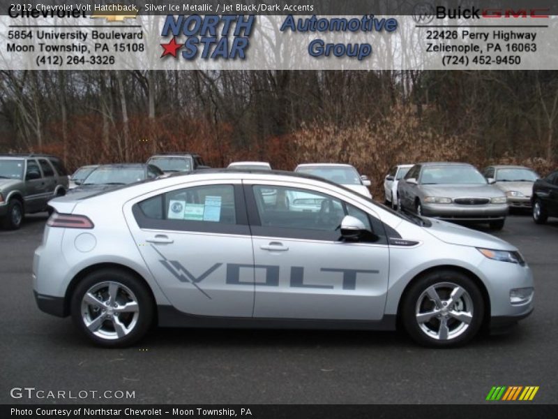 Silver Ice Metallic / Jet Black/Dark Accents 2012 Chevrolet Volt Hatchback