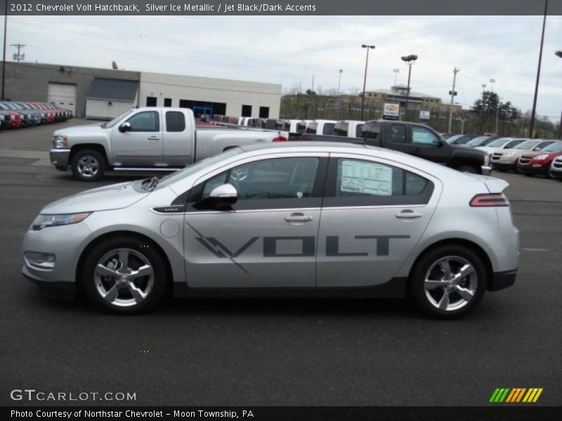 Silver Ice Metallic / Jet Black/Dark Accents 2012 Chevrolet Volt Hatchback
