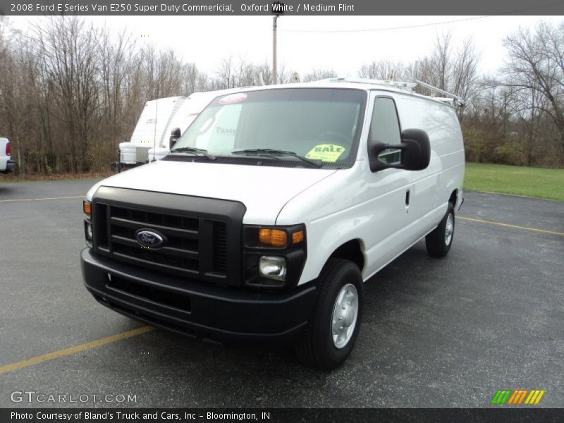 Oxford White / Medium Flint 2008 Ford E Series Van E250 Super Duty Commericial