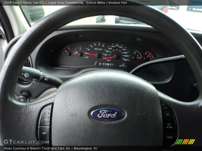 Oxford White / Medium Flint 2008 Ford E Series Van E250 Super Duty Commericial