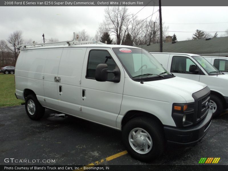 Oxford White / Medium Flint 2008 Ford E Series Van E250 Super Duty Commericial
