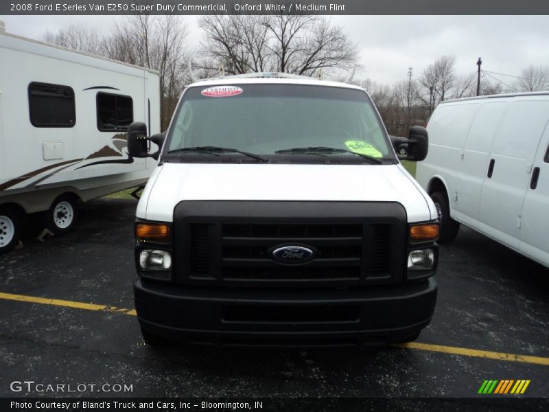Oxford White / Medium Flint 2008 Ford E Series Van E250 Super Duty Commericial