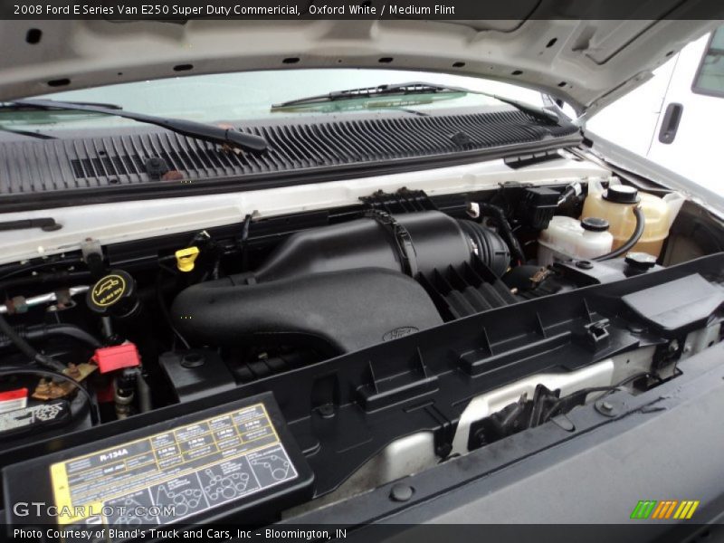 Oxford White / Medium Flint 2008 Ford E Series Van E250 Super Duty Commericial