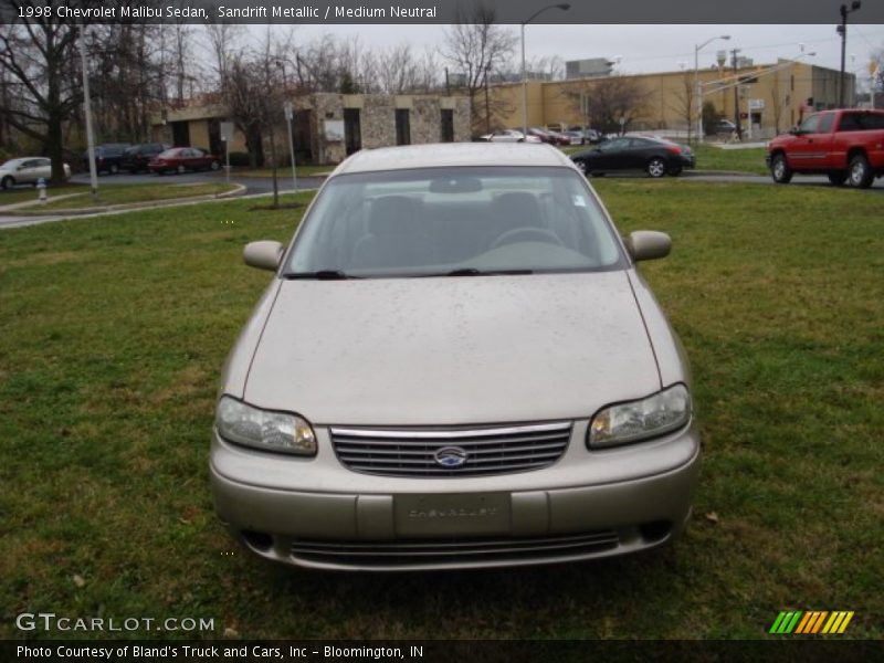 Sandrift Metallic / Medium Neutral 1998 Chevrolet Malibu Sedan