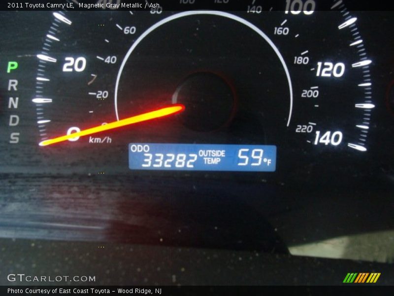 Magnetic Gray Metallic / Ash 2011 Toyota Camry LE