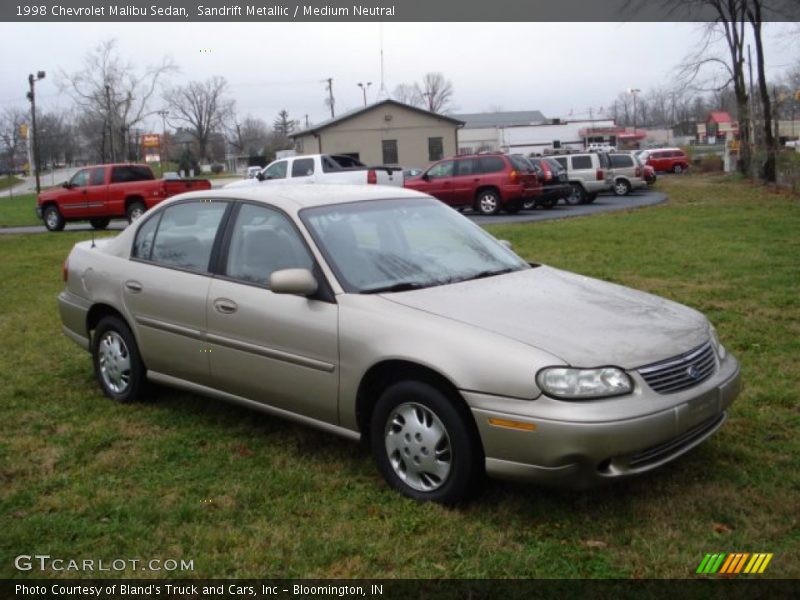 Sandrift Metallic / Medium Neutral 1998 Chevrolet Malibu Sedan