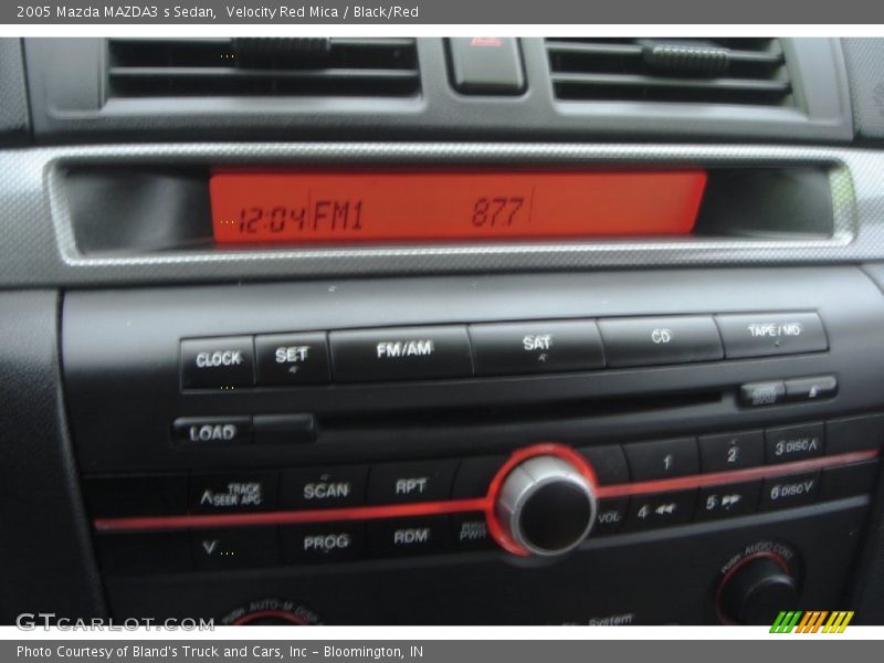 Velocity Red Mica / Black/Red 2005 Mazda MAZDA3 s Sedan