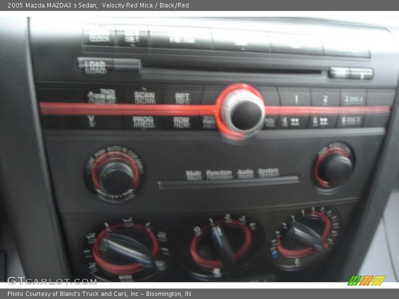 Velocity Red Mica / Black/Red 2005 Mazda MAZDA3 s Sedan