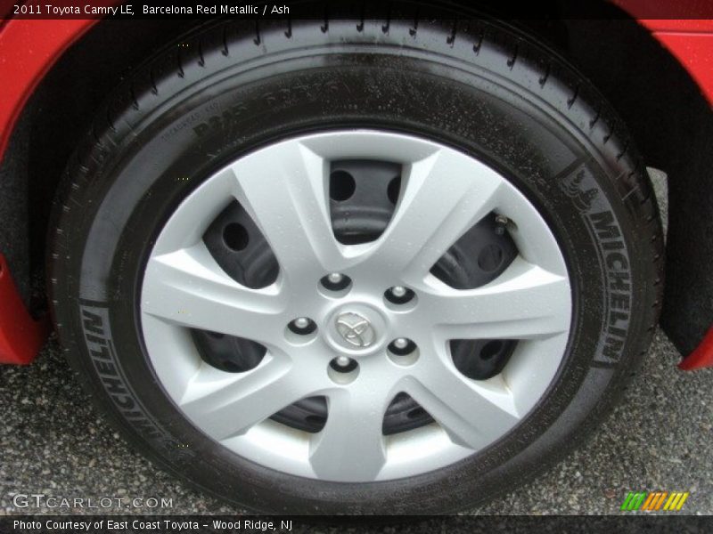 Barcelona Red Metallic / Ash 2011 Toyota Camry LE