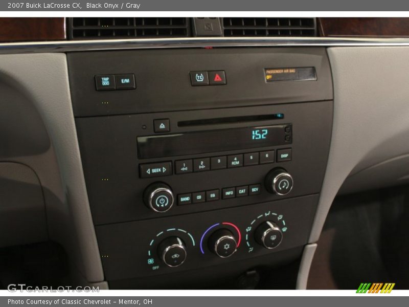 Black Onyx / Gray 2007 Buick LaCrosse CX