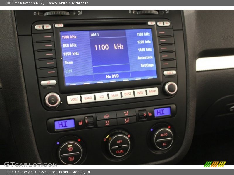 Candy White / Anthracite 2008 Volkswagen R32