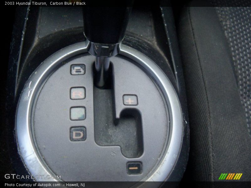 Carbon Blue / Black 2003 Hyundai Tiburon