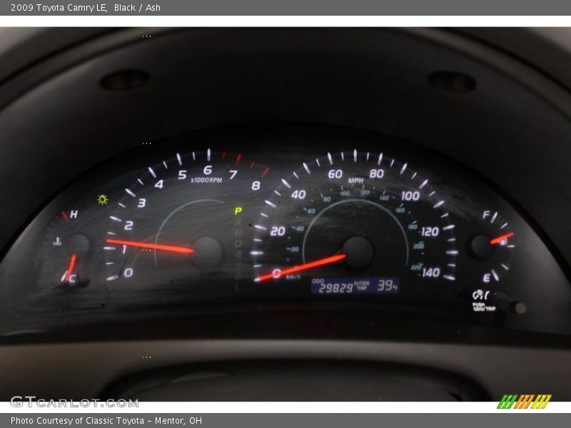 Black / Ash 2009 Toyota Camry LE