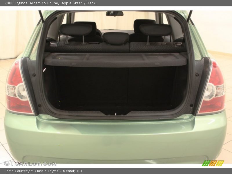 Apple Green / Black 2008 Hyundai Accent GS Coupe