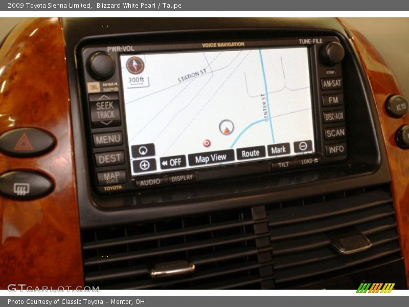 Blizzard White Pearl / Taupe 2009 Toyota Sienna Limited