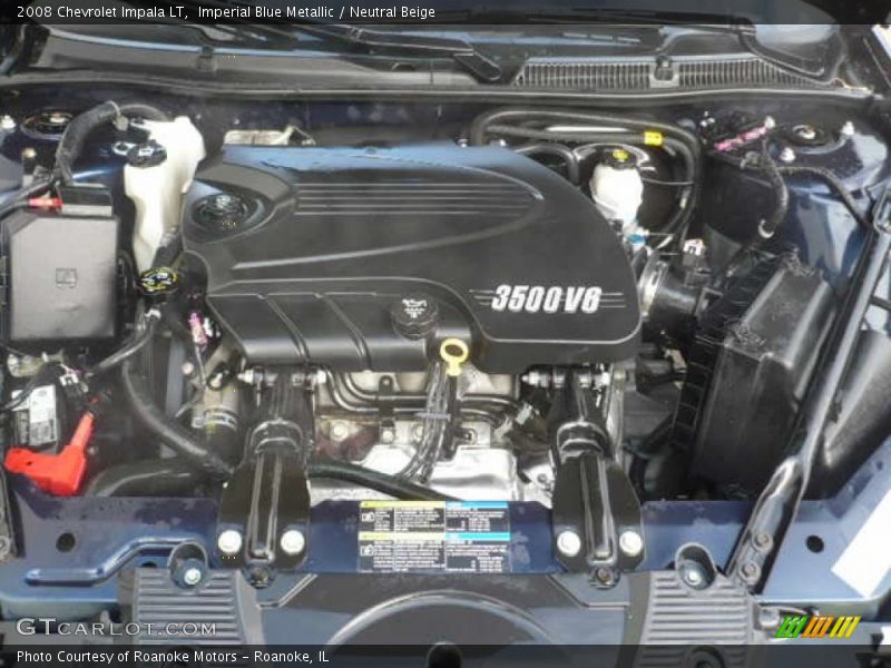 Imperial Blue Metallic / Neutral Beige 2008 Chevrolet Impala LT
