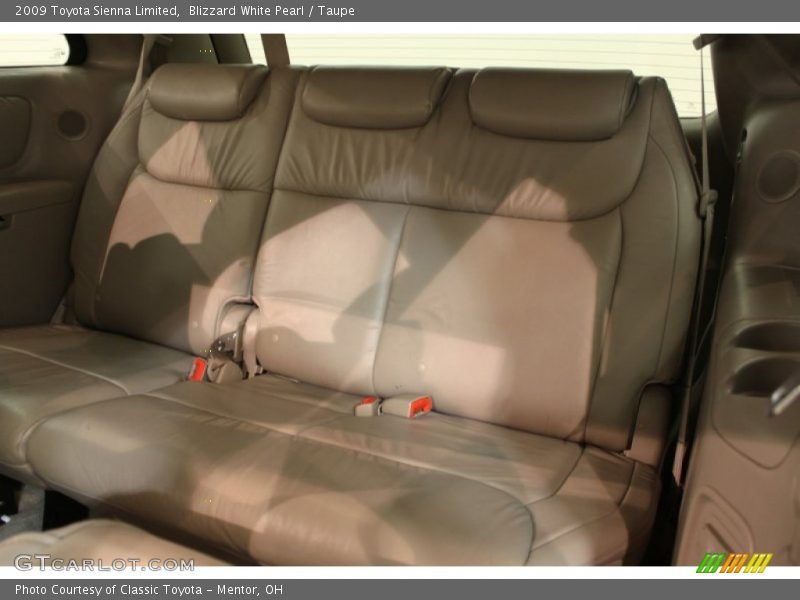 Blizzard White Pearl / Taupe 2009 Toyota Sienna Limited
