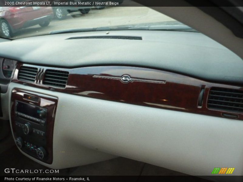 Imperial Blue Metallic / Neutral Beige 2008 Chevrolet Impala LT