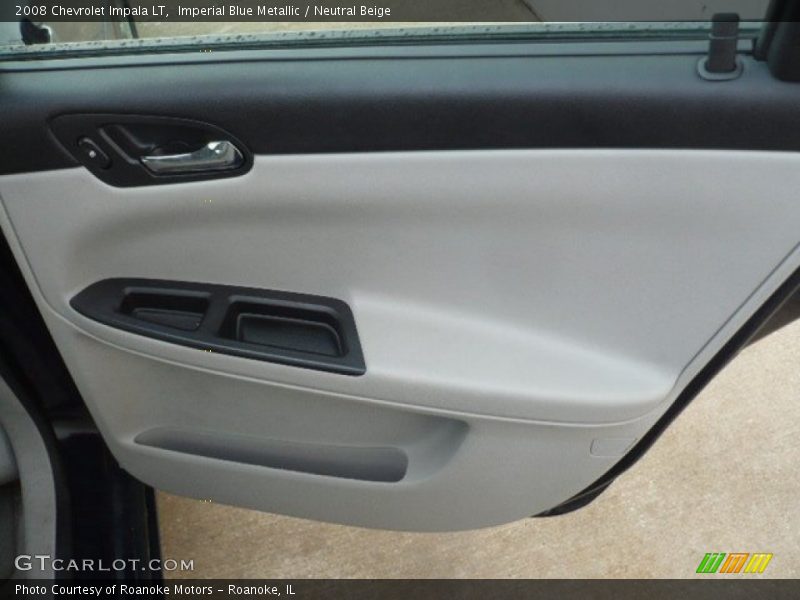 Imperial Blue Metallic / Neutral Beige 2008 Chevrolet Impala LT