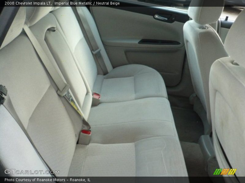 Imperial Blue Metallic / Neutral Beige 2008 Chevrolet Impala LT