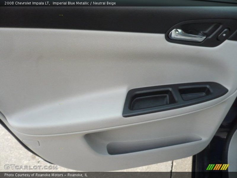 Imperial Blue Metallic / Neutral Beige 2008 Chevrolet Impala LT
