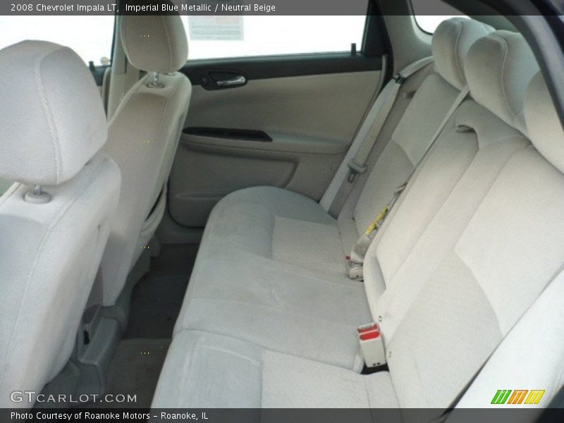 Imperial Blue Metallic / Neutral Beige 2008 Chevrolet Impala LT