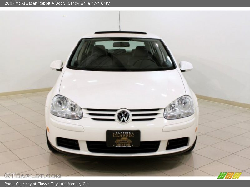 Candy White / Art Grey 2007 Volkswagen Rabbit 4 Door