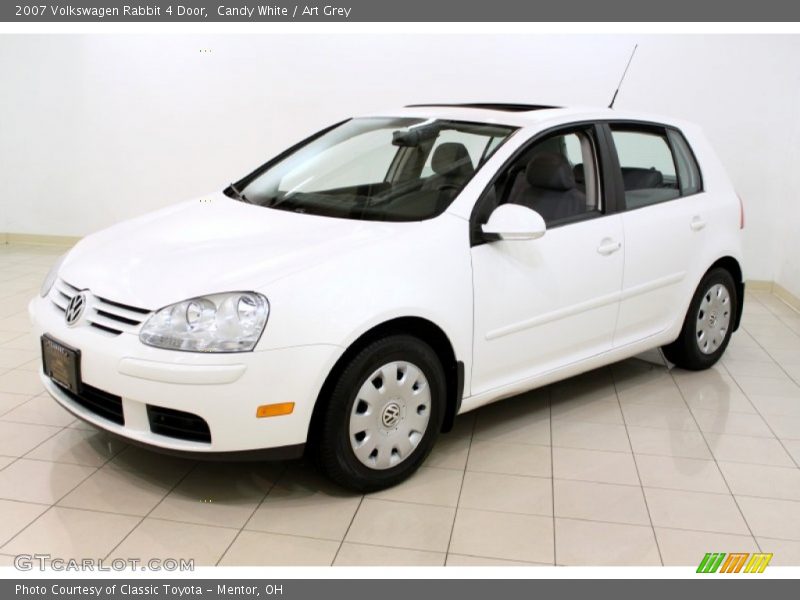 Candy White / Art Grey 2007 Volkswagen Rabbit 4 Door