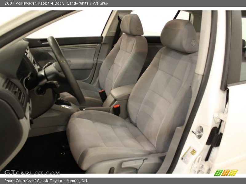 Candy White / Art Grey 2007 Volkswagen Rabbit 4 Door