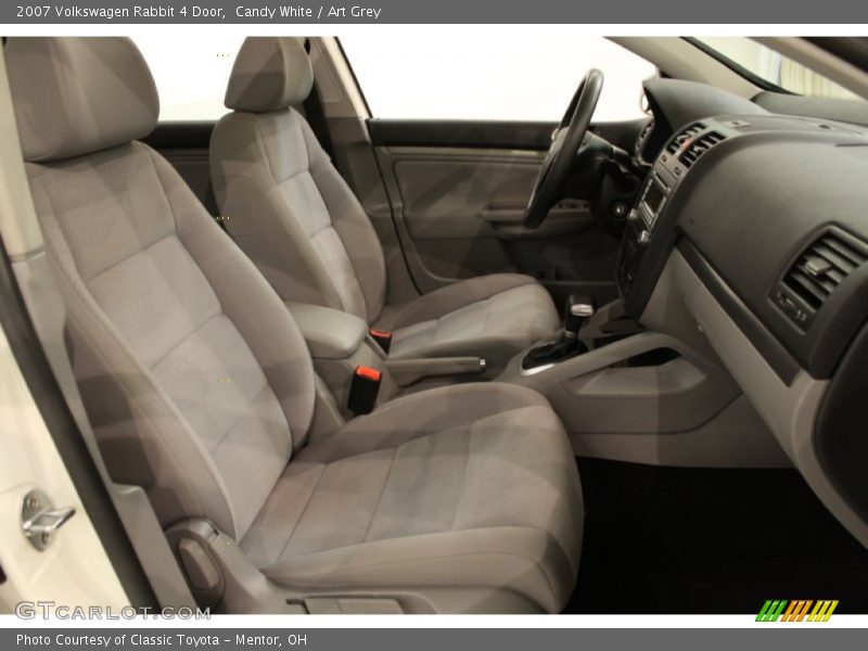 Candy White / Art Grey 2007 Volkswagen Rabbit 4 Door