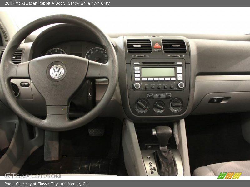 Candy White / Art Grey 2007 Volkswagen Rabbit 4 Door