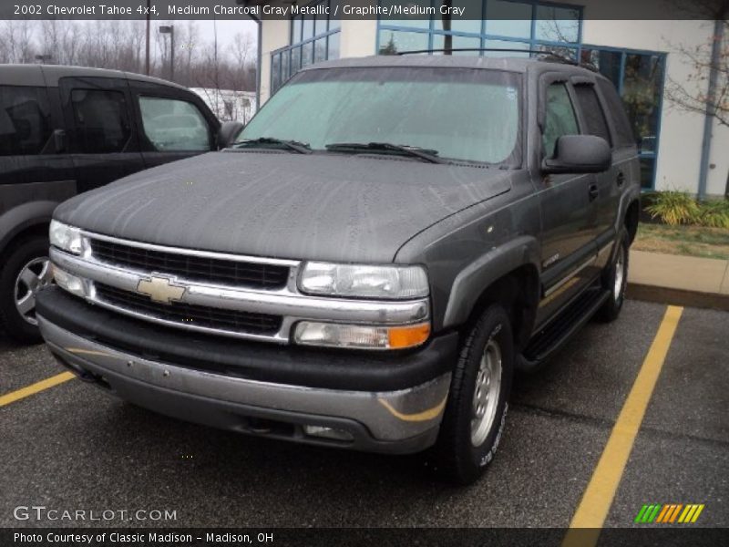 Medium Charcoal Gray Metallic / Graphite/Medium Gray 2002 Chevrolet Tahoe 4x4