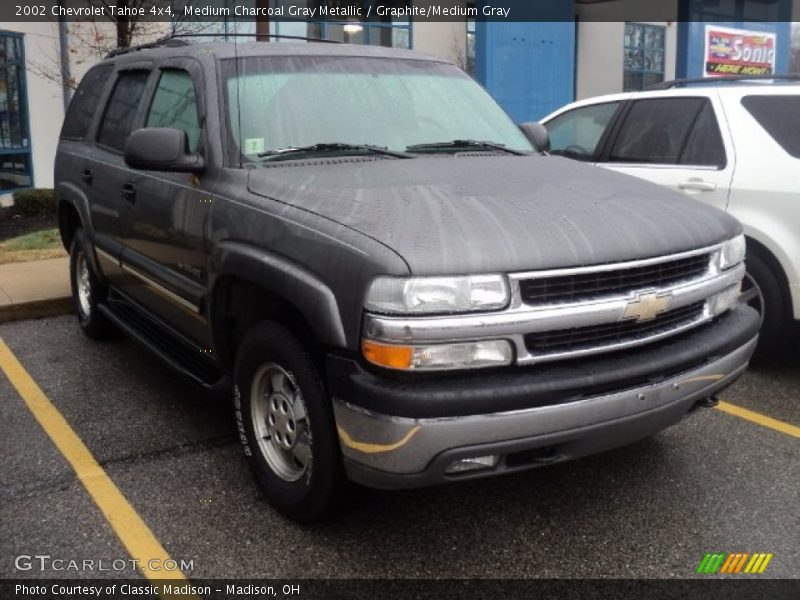Medium Charcoal Gray Metallic / Graphite/Medium Gray 2002 Chevrolet Tahoe 4x4