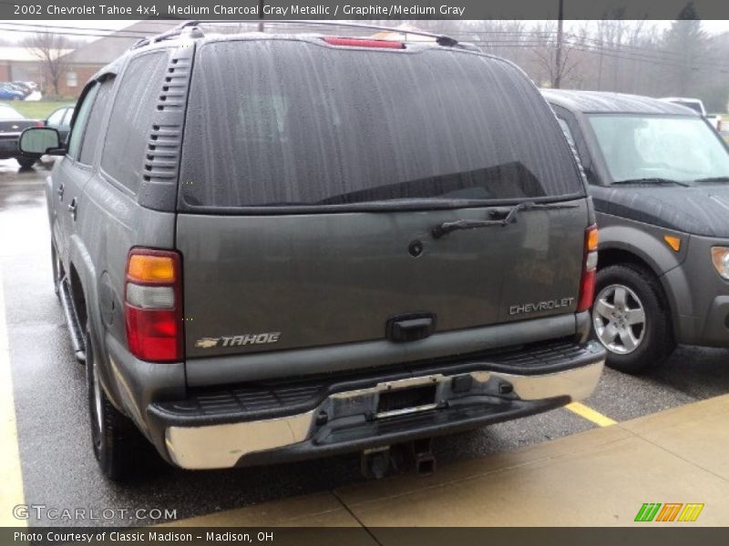 Medium Charcoal Gray Metallic / Graphite/Medium Gray 2002 Chevrolet Tahoe 4x4