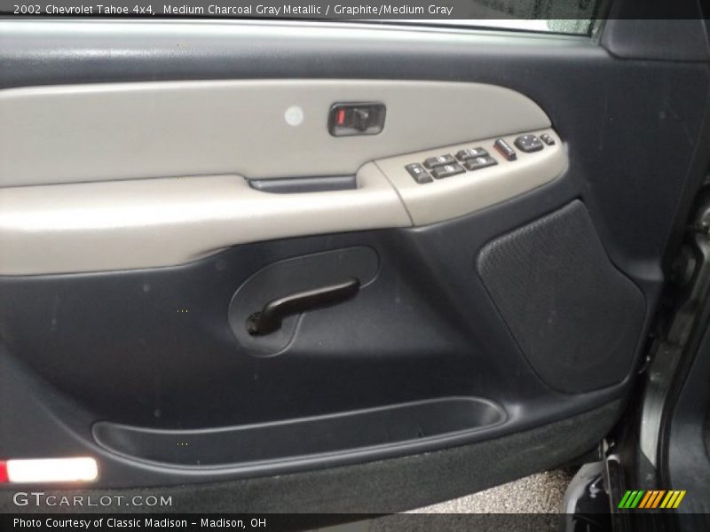 Medium Charcoal Gray Metallic / Graphite/Medium Gray 2002 Chevrolet Tahoe 4x4