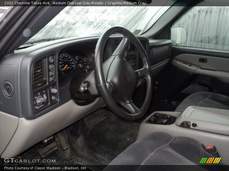 Medium Charcoal Gray Metallic / Graphite/Medium Gray 2002 Chevrolet Tahoe 4x4