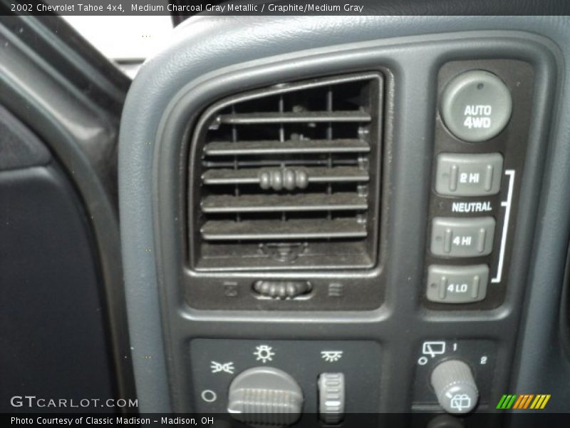 Medium Charcoal Gray Metallic / Graphite/Medium Gray 2002 Chevrolet Tahoe 4x4